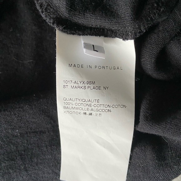 1017 Alyx 9SM Longslece Turtleneck Black - Picture 3 of 4